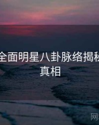 51爆料全面明星八卦脉络揭秘，揭秘真相