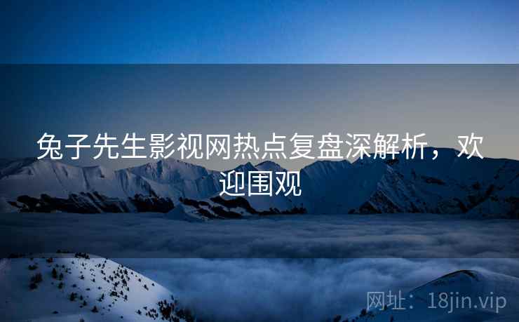 兔子先生影视网热点复盘深解析，欢迎围观
