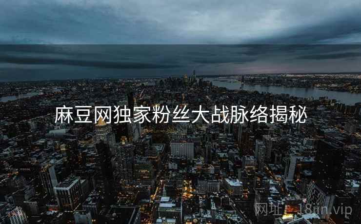 麻豆网独家粉丝大战脉络揭秘